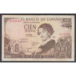 Edifil. D 71 100 pesetas 19-11-1965 MBC