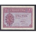 Spain Pick.104 1 Peseta 12-10-1937 UNC