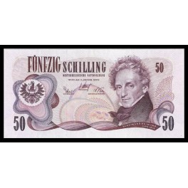 Austria Pick. 143 50 Schillings 1972 EBC
