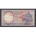 Katanga Pick. 13s 500 Francs 1962 NEUF-