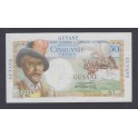 Guyana Francesa Pick. 22 50 Francs 1947-49 MBC