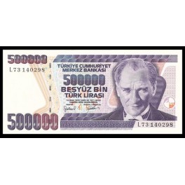 Turquia Pick. 208 500000 Lira 1993 SC