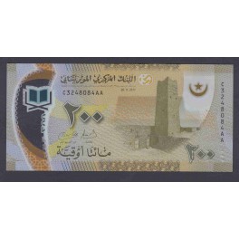 Mauritania Pick. New 100 Ouguiya 2017 UNC