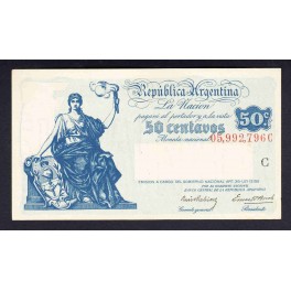 Argentina Pick. 250 50 Centavos 1942-48 UNC