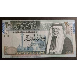 Jordan Pick. 36 10 Dinars 2002 UNC