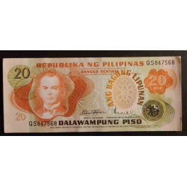 Filipinas Pick. 154 10 Piso 1970 SC