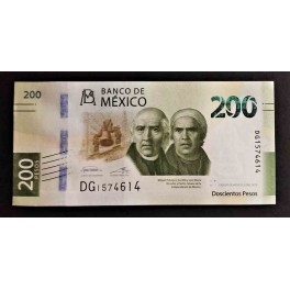 Mexico Pick. New 20 Pesos 2022 UNC