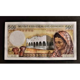 Comores Pick. 3 100 Francs 1960-63 SC