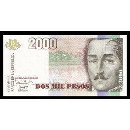 Colombia Pick. 451 2000 Pesos 2000-05 SC