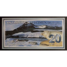 Antarctica Pick. 0 10 Dollars 01-01-2001 UNC