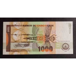 Cape Verde Pick. 65 1000 Escudos 1992-2002 UNC