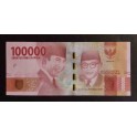Indonesia Pick. 160 100000 Rupiah 2016 UNC