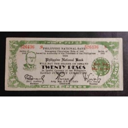Philippines Pick. S 499 20 Pesos 1943 TB
