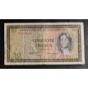 Luxembourg Pick. 51 50 Francs 1961 UNC
