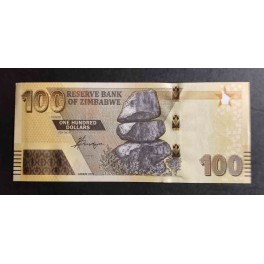 Zimbabwe Pick. 100 5 Dollars 2016 NEUF