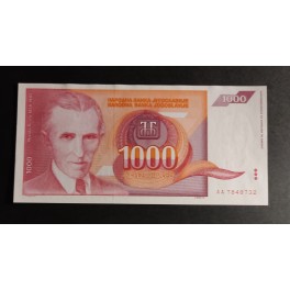 Yugoslavie Pick. 118 100000 Dinara 1993 NEUF