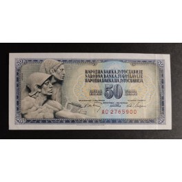 Yugoslavia Pick. 89 50 Dinara 1981 UNC