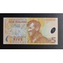 New Zealand Pick. 185 5 Dollars 1999-14 UNC