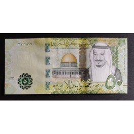 Arabia Saudi Pick. 34 50 Riyals 2007-12 SC