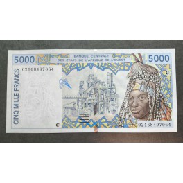 Burkina Faso Pick. 310C 500 Francs 1995 XF