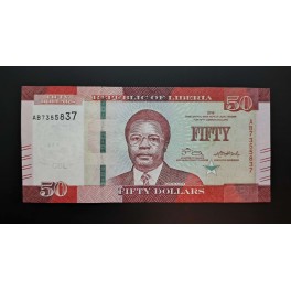 Liberia Pick. 33 20 Dollars 2016-17 UNC
