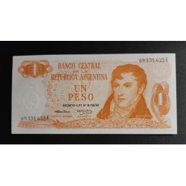 Argentine Pick. 287 1 Peso 1970-73 NEUF