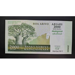 Madagascar Pick. 89 1000 Ariary 2004 NEUF