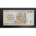 Zimbabwe Pick. 72 20000 Dollars 2008 NEUF