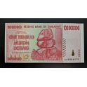 Zimbabwe Pick. 80 100 M. Dollars 2008 UNC
