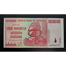 Zimbabwe Pick. 79 50 M. Dollars 2008 SC