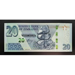 Zimbabwe Pick. 103 10 Dollars 2020 UNC