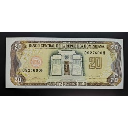 Republica Dominicana Pick. 131 5 Pesos de Oro 1990 SC