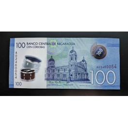 Nicaragua Pick. 211 50 Cordobas 2015 UNC