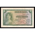 Edifil. C 14 5 pesetas 1935 EBC