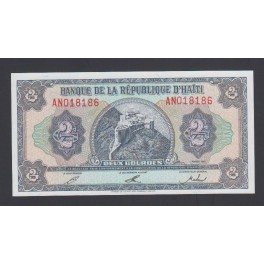 Haiti Pick. 254 2 Gourdes 1990 NEUF