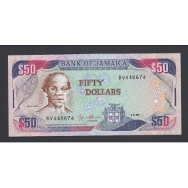 Jamaica Pick. 79 50 Dollars 2000-04 SC