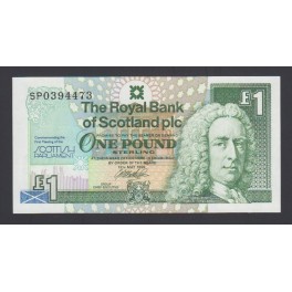 Scotland Pick. 359 1 Pound 1997 UNC