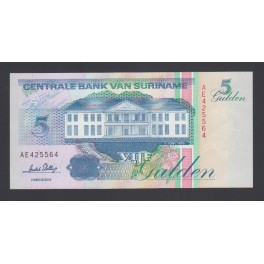 Surinam Pick. 135 500 Gulden 1986-88 SC