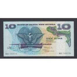 Papua Nouveau Guinee Pick. 9 10 Kina 1988 NEUF-