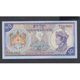 Bhutan Pick. 14 5 Ngultrums 1985 UNC