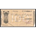 Edifil. C 22 100 pesetas 30-08-1936 MBC