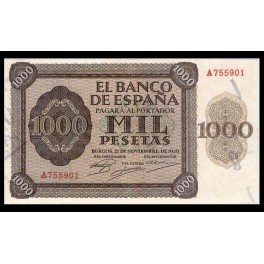 Edifil. D 24 1000 pesetas 21-11-1936 EBC