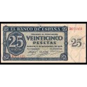 Edifil. D 20a 25 pesetas 21-11-1936 EBC