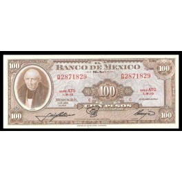 Mejico Pick. 61 100 Pesos 1961-73 SC-