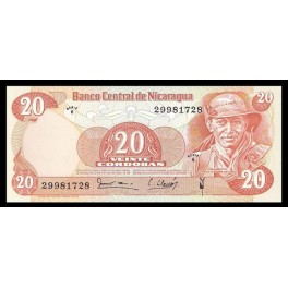 Nicaragua Pick. 135 20 Cordobas 16-08-1979 SC