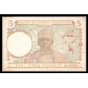 Africa Occidental Francesa Pick. 26 5 Francs 02-03-1943 MBC