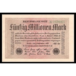 Alemania Pick. 109 50 M. Mark 1923 SC-