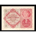 Austria Pick. 74 2 Kronen 1922 EBC