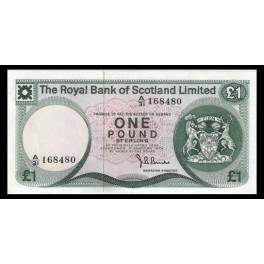 Escocia Pick. 336 1 Pound 1972-81 EBC