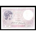Francia Pick. 72 5 Francs 1917-33 MBC
